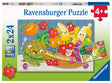 Ravensburger pusle 2x24 tk Värsked puu-ja juurviljad 052486V