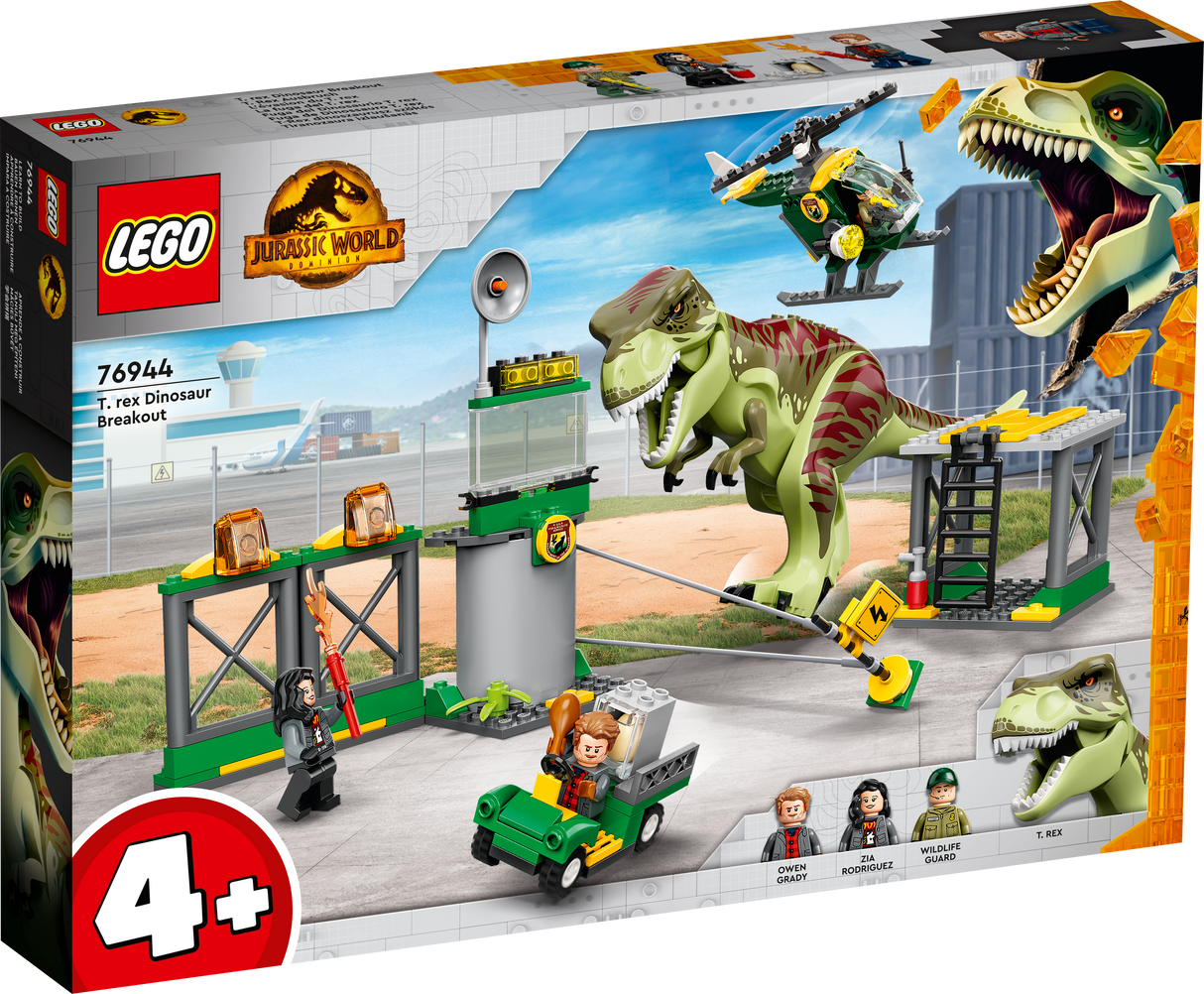 LEGO Jurassic World Dinosauruse T. rex põgenemine 76944L