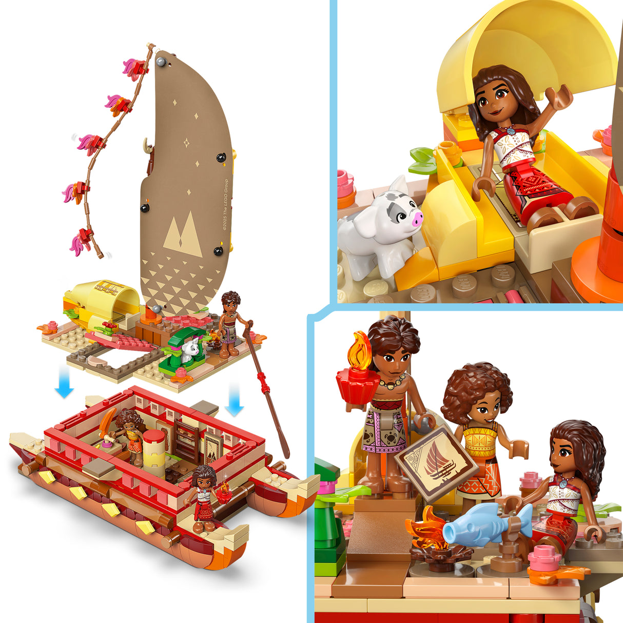 LEGO Disney Princess Vaiana seikluskanuu 43270L